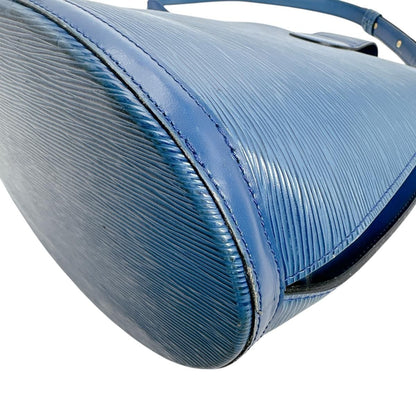 Louis Vuitton Epi Shoulder Bag Cluny Blue