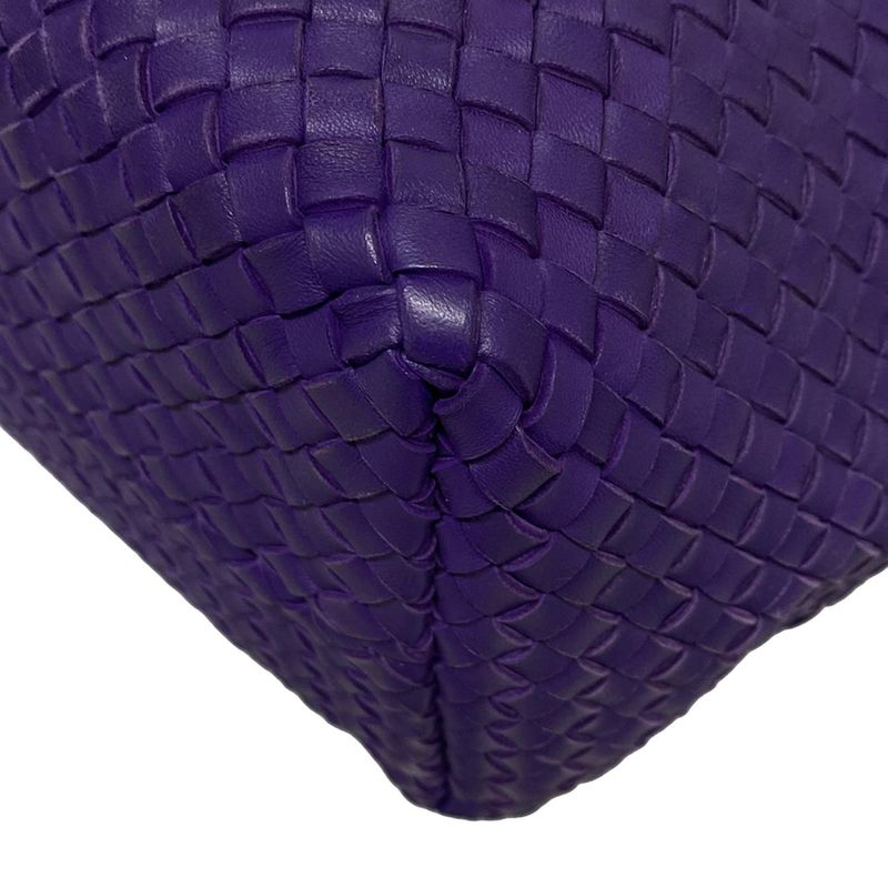 Bottega Veneta Tote Bag Cabas MM Purple Limited Edition Of 750 (361/750) Leather