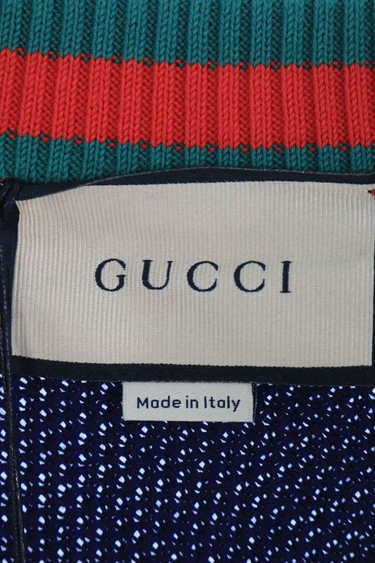 Gucci 752251 Xkc9o Cotton Cardigan With Logo Patch Men's M