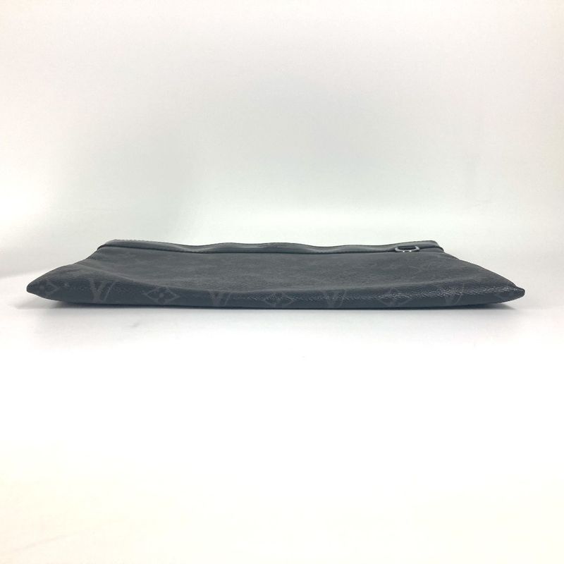 Louis Vuitton Pochette Discovery Clutch Bag M62291 Monogram Eclipse Canvas Black
