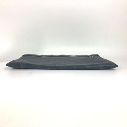 Louis Vuitton Pochette Discovery Clutch Bag M62291 Monogram Eclipse Canvas Black