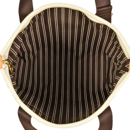 Louis Vuitton Antigua Cabas GM Tote Bag Canvas M40033 White