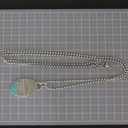 Tiffany & Co Return Toe Splash Long Necklace 84 cm Unisex AG 925 E1849
