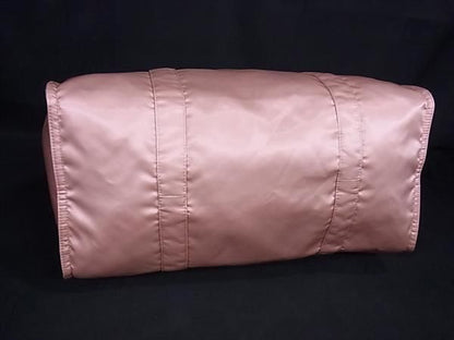 Fendi Bucket Shopping Bag Nylon Tote Women's Pink Beige Fp4609