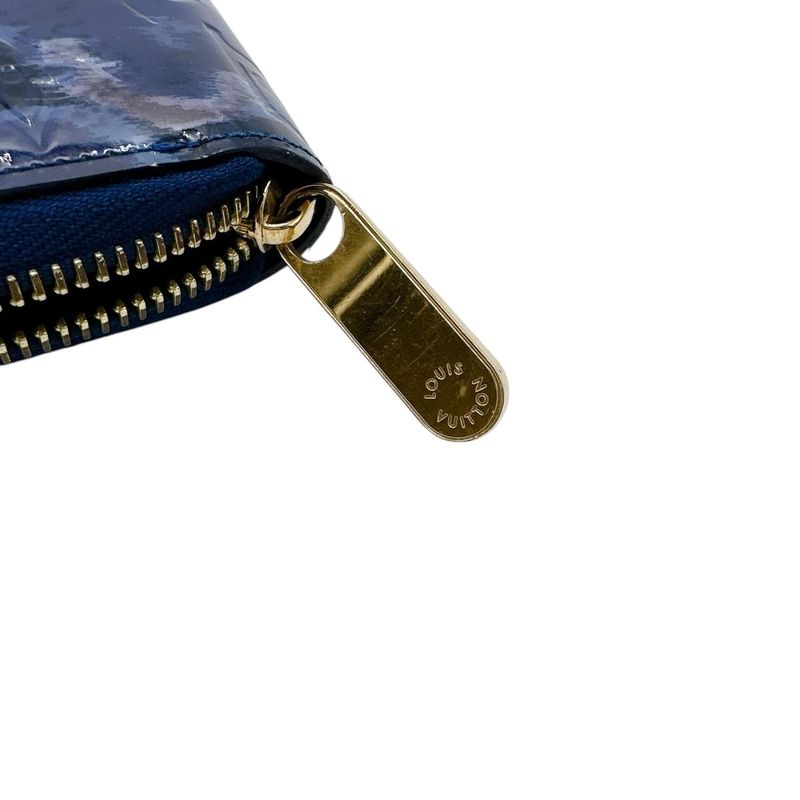 Louis Vuitton M90018 Monogram Vernis Long Wallet Ikat Flower Long Wallet Louis