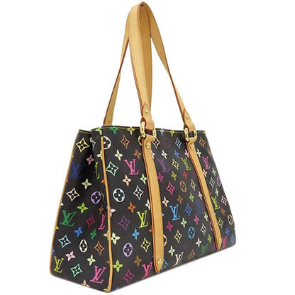 Louis Vuitton Shoulder Bag Aurelia MM Monogram Multicolor Canvas Noir Black