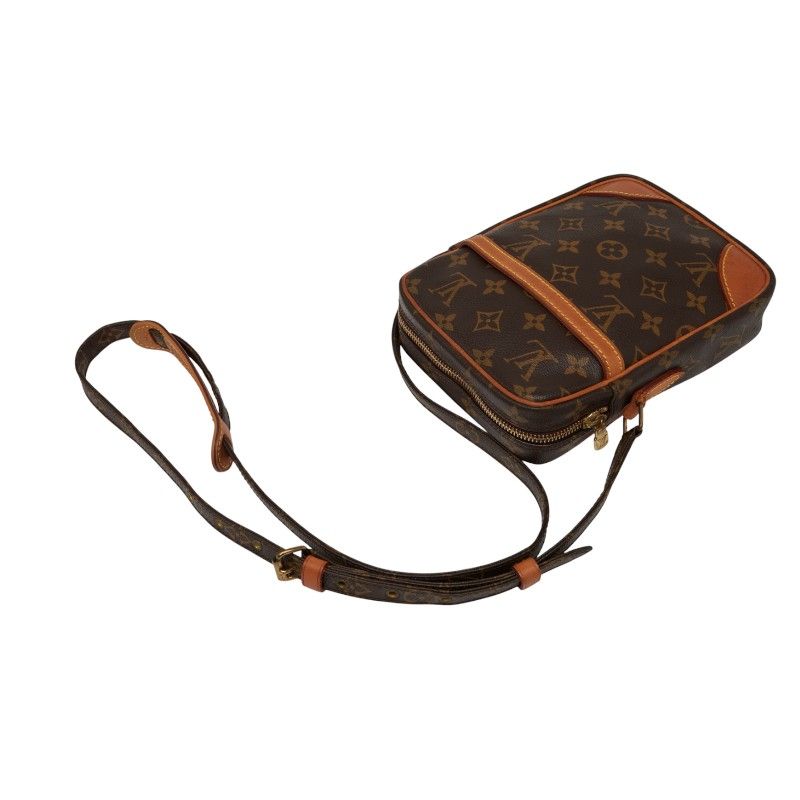Louis Vuitton Monogram Danube Crossbody Shoulder Bag M45266 Brown PVC Leather