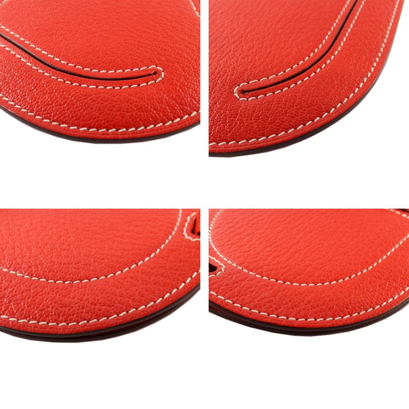 Hermes Insalp Togo PM Phoneke Pouch Red Series D Engraved Around 2019