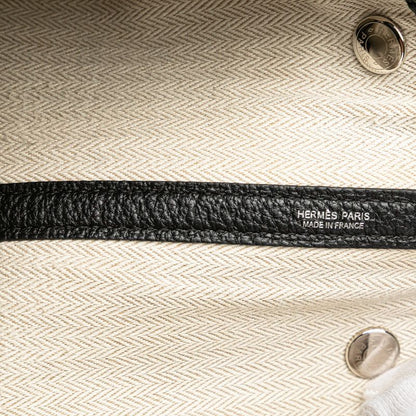 Hermes Garden Party PM Black Silver Hardware Negonda Ladies Hermes