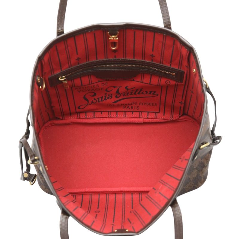 Louis Vuitton N51109 Damier Handbag Neverfull PM Handbag Louis Vuitton Brown