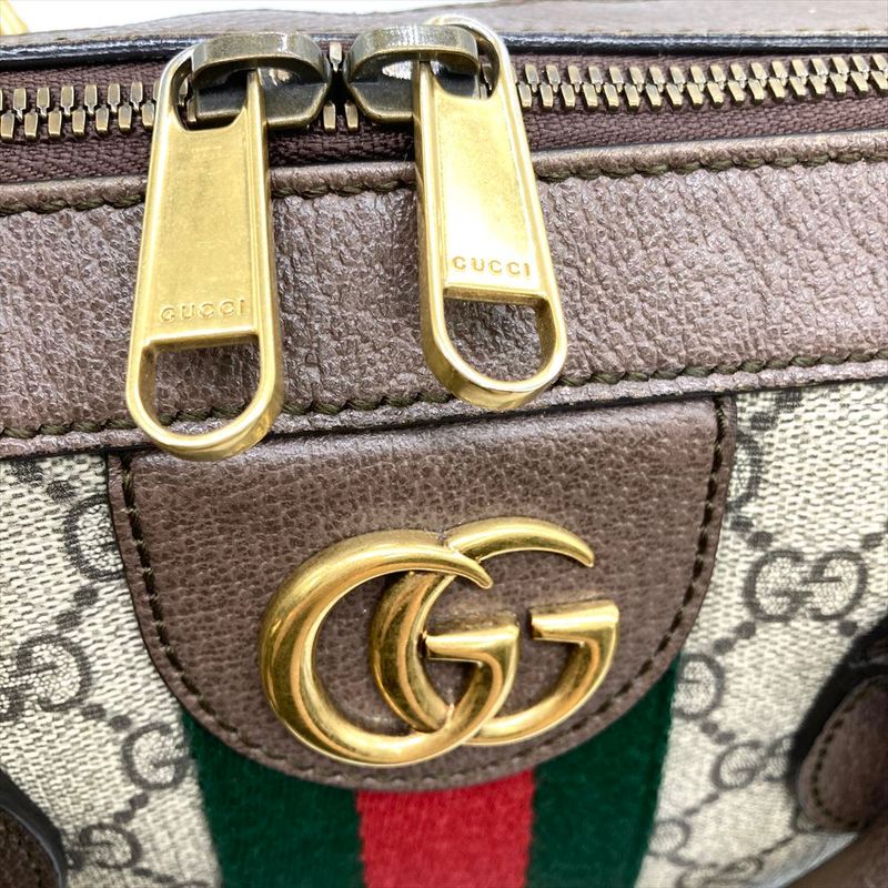 Gucci Ophidia Business Bag 2WAY GG Supreme Canvas 574793 Beige Men's