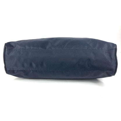 Fendi Shoulder Bag FF Logo Extra Large Nylon Navy