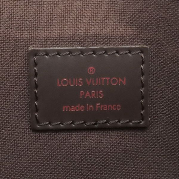 Louis Vuitton Shoulder Bag Pochette Bosfort Damier Canvas Damier Ebene Gold