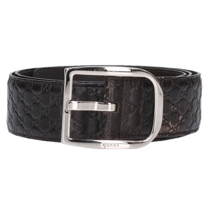 Gucci 449716 GG Logo Leather Belt Men's 90 36