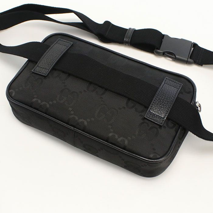 Gucci Belt Bag Off The Grid 631341 Body Bag GG Nylon Leather Men's