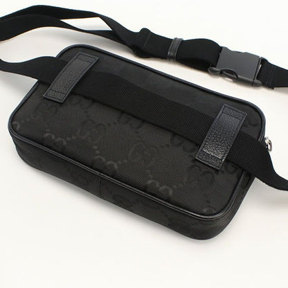 Gucci Belt Bag Off The Grid 631341 Body Bag GG Nylon Leather Men's