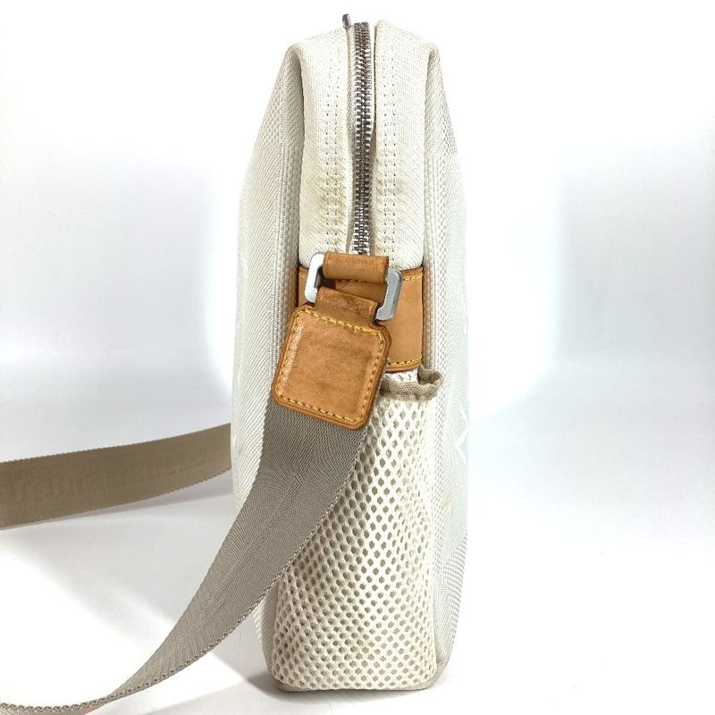 Louis Vuitton Shoulder Bag Weatherly M80637 Canvas White