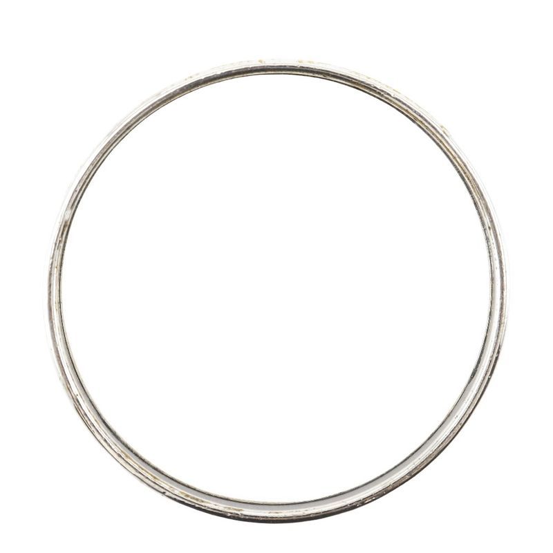 Hermes Emile PM Cloisonne Sun Moon And Stars Metal White Ladies 19.0g Bangle