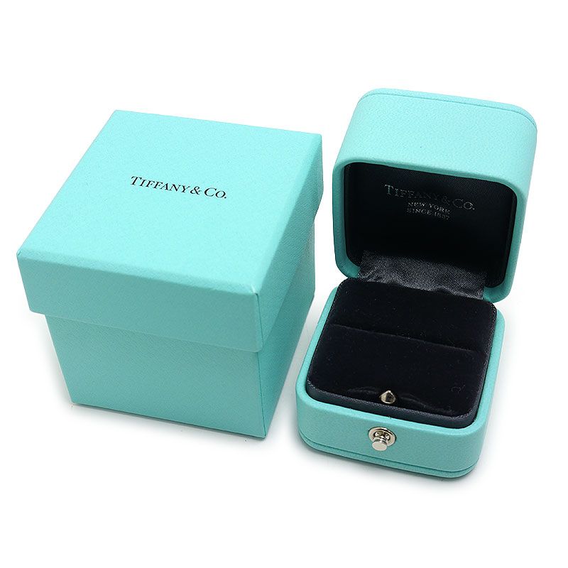Tiffany & Co Solitaire Ring Approx 11.5 Pt950 0.39ct 1 Grain