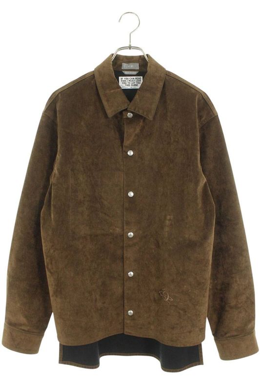 Dior 22AW 283d493by509 Cactus Jack Oversized Long Sleeve Shirt Men's 46