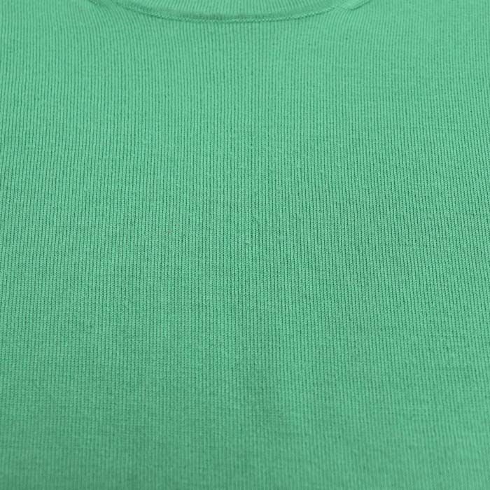 Hermes Long Sleeve Crew Neck Knit Green Light Green M Men's Used
