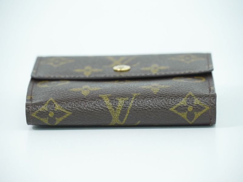 Authentic Louis Vuitton LV Porte Monebier Carte Cles Di Monogram Fold Wallet
