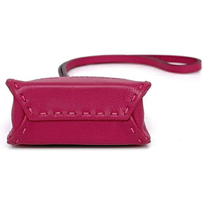 Hermes Charm Sac Orange Pink Rose Mexico Excellent Condition Leather