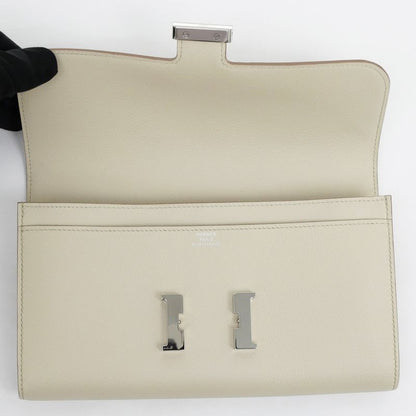 Hermes Constance Long Eva Color Beton Silver Hardware C Engraved