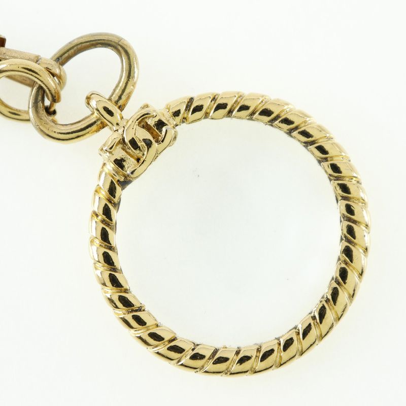 Chanel Loupe Double Chain Vintage Gold Plated Ladies 106.5g Necklace