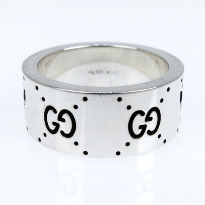 Gucci Adidas Collaboration Ring Engraving Wide Trefoil 17 Ag925 Jewelry