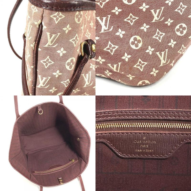 Louis Vuitton Shoulder Bag Neverfull MM M40515 Monogram Idylle Sepia Red
