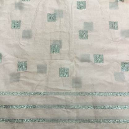 Hermes H Logo Shawl Large Lamé Light Pink