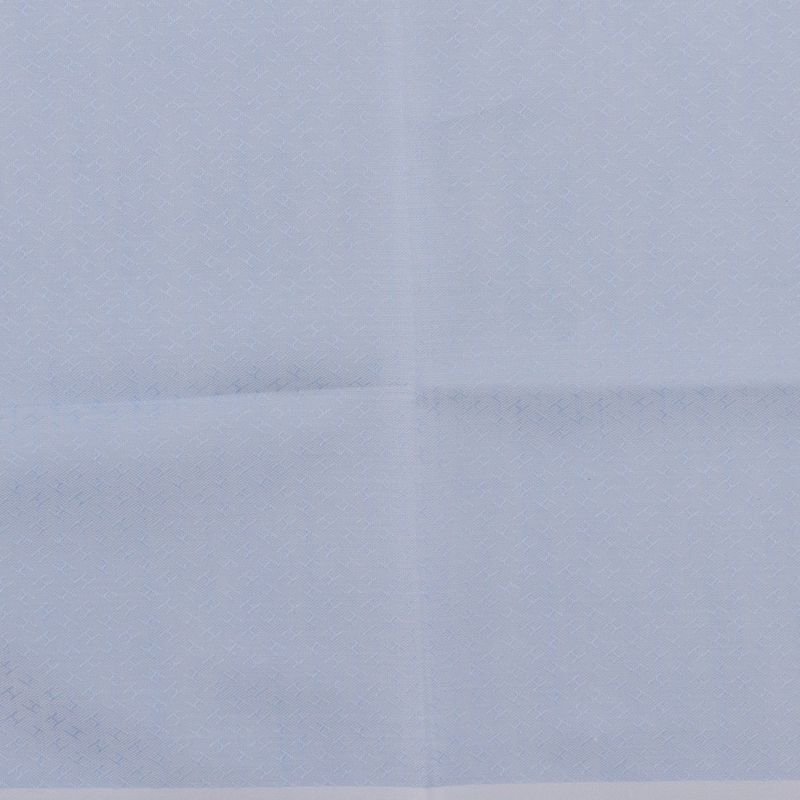 Hermes Jacquard H Handkerchief Set Of 2 Cotton Gray/light Blue Men's Handkerchie