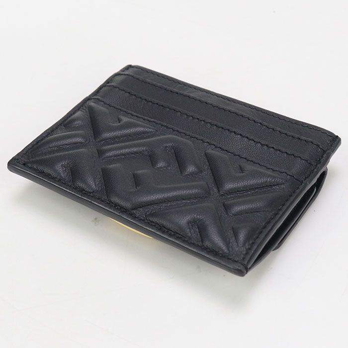 Fendi Baguette 8m0423 Card Case Nappa Leather Women