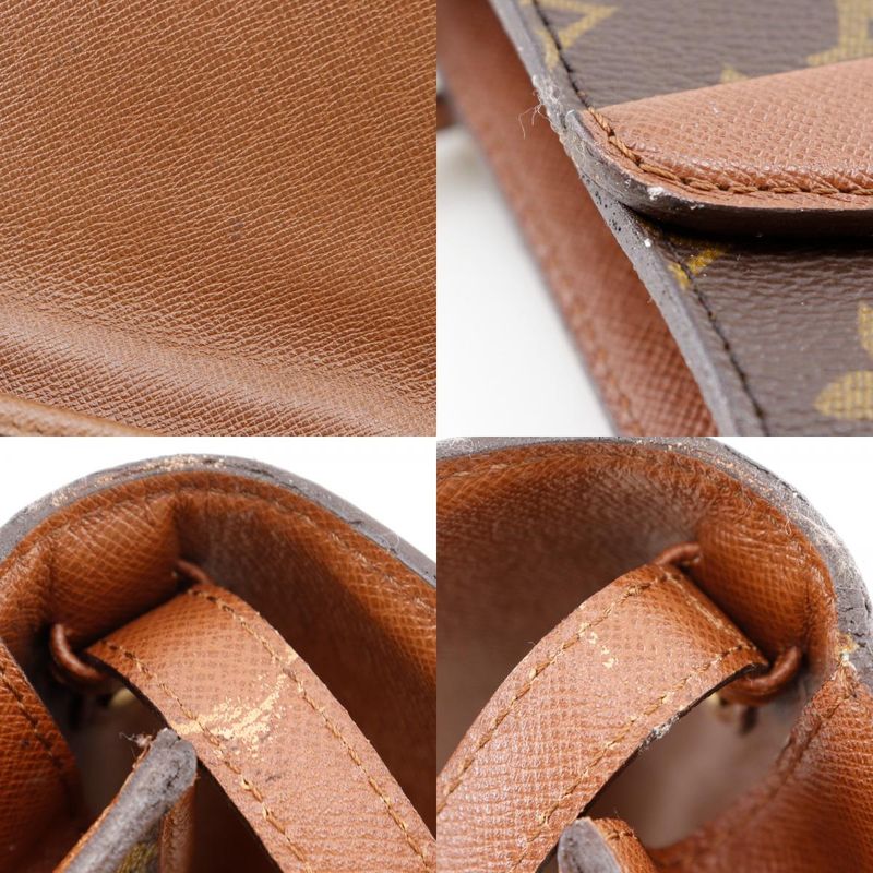 Louis Vuitton Bordeaux 24 Vintage 2WAY Clutch M51798 Monogram Canvas Brown