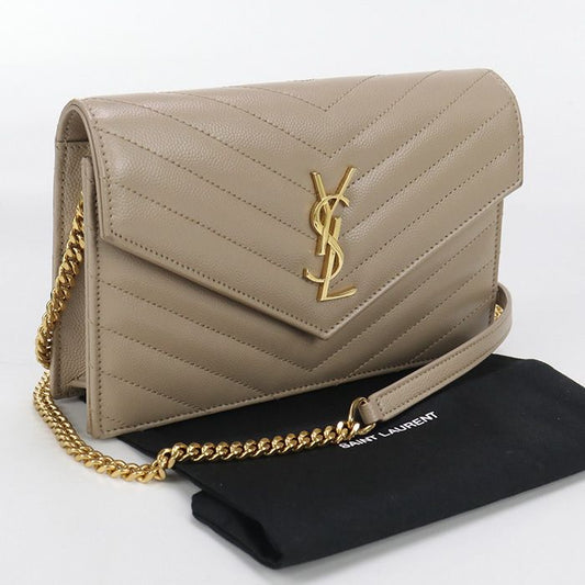Saint Laurent Envelope Chain Wallet Cassandra 742920 Chain Wallet Leather Women