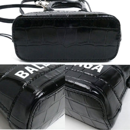 Balenciaga Ville Top Hand Mini Shoulder 2 Way Shoulder Bag Black 639756 Ladies