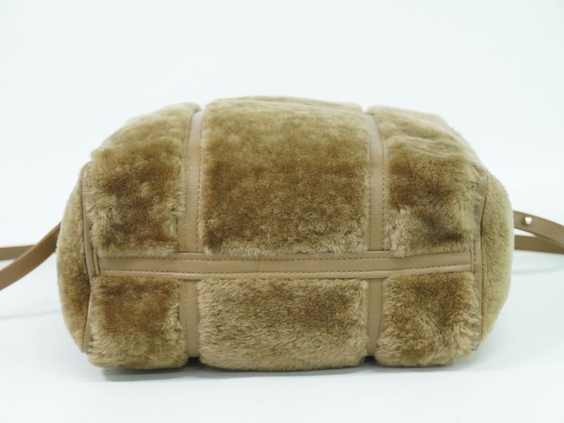 Authentic Balenciaga Bazar Shopper 2WAY Shoulder Bag Handbag Pochette Mouton