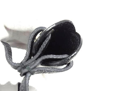 Bvlgari Colore Leather USB Holder Necklace Black Ff7784