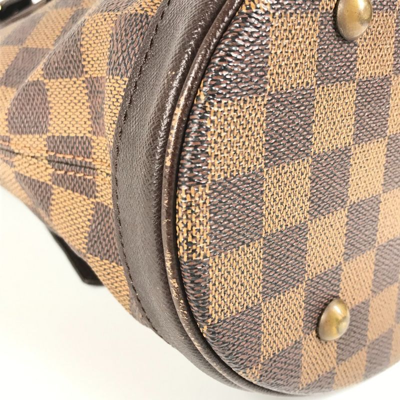 Louis Vuitton Shoulder Bag Marais N42240 Damier Canvas Ebène Brown