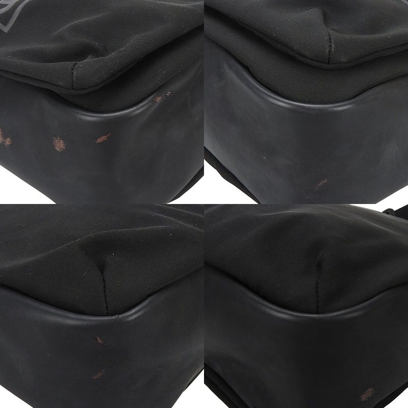 Chanel Sport Line Shoulder Bag Fluorescent Yellow Mesh 9th Rubber Nylon