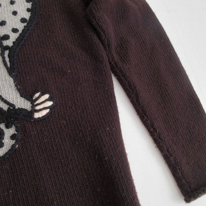Louis Vuitton Knit Sweater Chapman Brothers Rm132 H4kn76mi7 Wool Dark Brown
