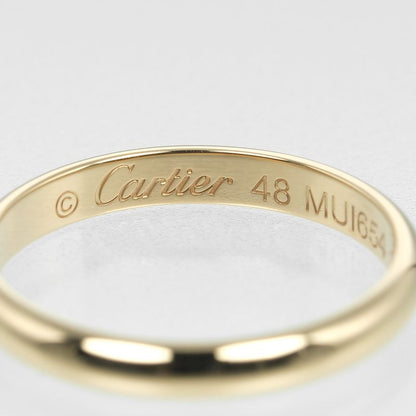 Cartier 1895 Wedding 2.5mm (0.10in) Model 18K Yellow Gold #8 Ladies 2g Ring
