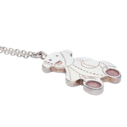 Gucci Silver Bear Necklace Men's