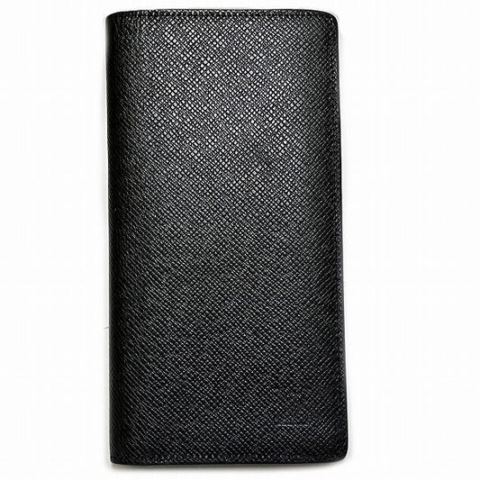 Louis Vuitton Taiga Portefeuille Plaza M30501 Noir Black Long Wallet Bifold