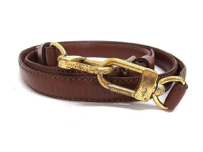 Louis Vuitton Leather Shoulder Strap For Bag Shoulder Crossbody Ladies Brown