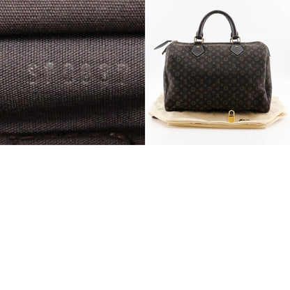 Louis Vuitton Speedy 30 Mini Boston M95224 Monogram Mini Lin Ebene Brown Sp0037