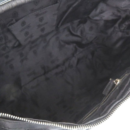 Gucci GG Logo Fringe Bamboo One Shoulder Bag Horsebit Hobo Bag Nylon Leather