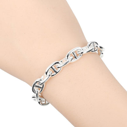 Hermes Chaine D'ancre PM 17 Links Approx 15.5cm (6.10in) Silver 925 Ladies 38g
