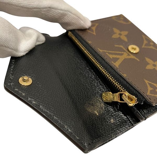 Louis Vuitton Monogram Giant Reverse Portefeuille Zoë M80725 Trifold Wallet